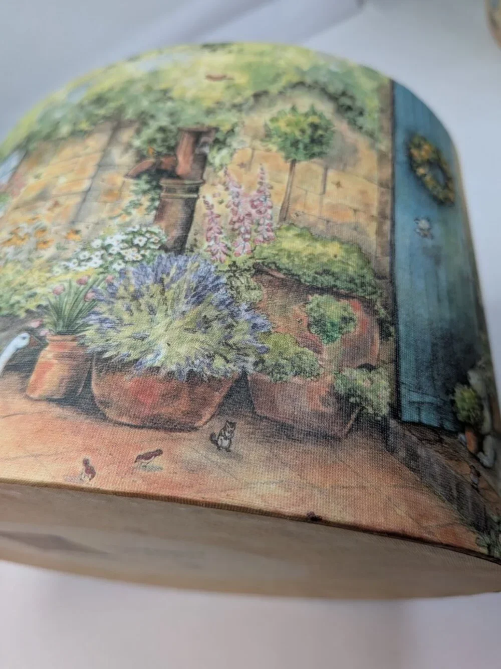 Vintage Bobs Boxes Cottage Garden Nesting Oval Box Set Sherri Buck Baldwin Lang